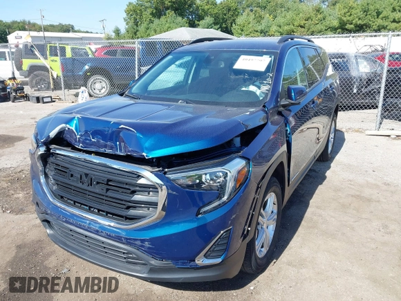 2020 GMC Terrain SLE with VIN 3GKALTEV3LL192964, listed as a IAAI auction lot 40497797 with 37,800 mi miles. Bid and sale history available at carsss.com. Image 17.