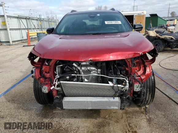 2025 Chevrolet Equinox FWD LT with VIN 3GNAXHEG4SL104735, listed as a Copart auction lot 50981305 with 3,361 mi miles and Salvage Title. Bid and sale history available at DreamBid. Image 5.