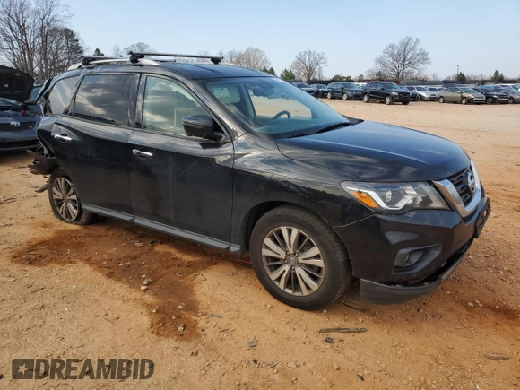 2018 Nissan Pathfinder SL with VIN 5N1DR2MN3JC613198, listed as a Copart auction lot 44423035 with 168,744 mi miles and Salvage title. Bid and sale history available at DreamBid. Image 4.