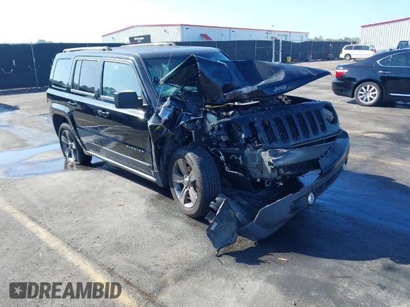 2017 Jeep Patriot Sport with VIN 1C4NJPBA6HD185760, listed as a IAAI auction lot 40723625 with 118,850 mi miles. Bid and sale history available at carsss.com. Image 1.