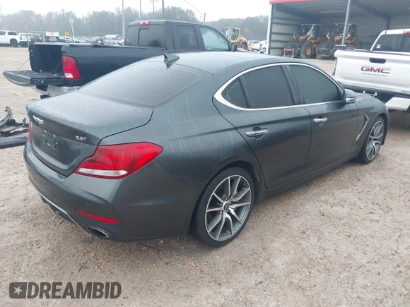 2019 Genesis G70 Dynamic with VIN KMTG34LEXKU014862, listed as a IAAI auction lot 41080366 with 81,039 mi miles and . Bid and sale history available at DreamBid. Image 4.