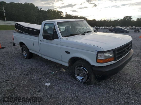 1995 Ford F-150 with VIN 1FTEF14N6SNB52760, listed as a Copart auction lot 73357164 with 0 mi miles and Salvage Title. Bid and sale history available at carsss.com. Image 4.