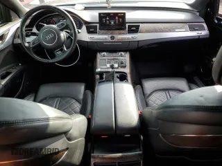 2016 Audi A8 with VIN WAUK3AFD8GN008759, listed as a Copart auction lot 81256324 with 86,244 mi miles and Salvage title. Bid and sale history available at DreamBid. Image 8.