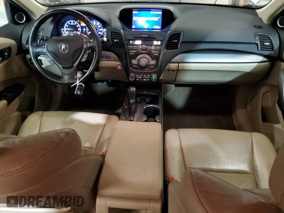 2015 Acura RDX Tech Pkg with VIN 5J8TB4H58FL030497, listed as a Copart auction lot 52017235 with 92,649 mi miles and Salvage Title. Bid and sale history available at carsss.com. Image 8.