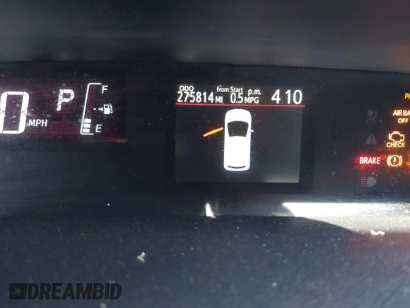2016 Toyota Prius One with VIN JTDKDTB35G1117843, listed as a IAAI auction lot 42094220 with 275,814 mi miles. Bid and sale history available at carsss.com. Image 7.