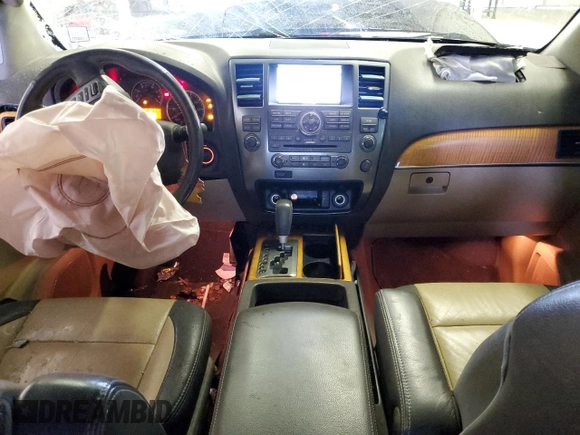 2015 Nissan Armada Platinum z VIN 5N1BA0NFXFN620977, wystawiony jako Copart lot #47793445 z przebiegiem 172 514 mil mil oraz Szkoda całkowita • Salvage title. Historia ofert i sprzedaży dostępna na DreamBid. Obrazek 8.