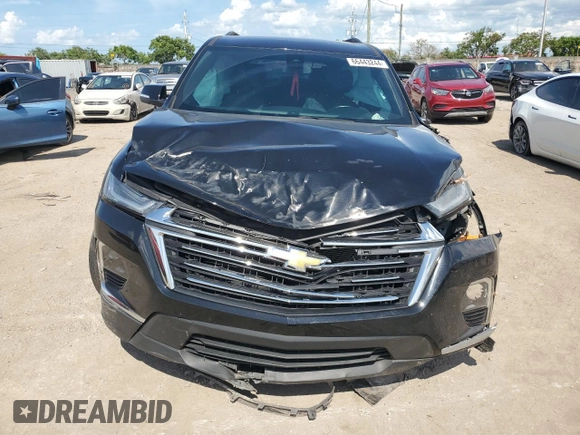 2022 Chevrolet Traverse LT Leather with VIN 1GNERHKW3NJ148616, listed as a Copart auction lot 82061894 with 47,472 mi miles and Salvage Title. Bid and sale history available at carsss.com. Image 5.
