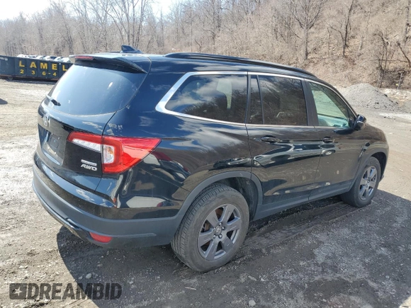 2022 Honda Pilot Special Edition with VIN 5FNYF6H28NB036294, listed as a Copart auction lot 48388105 with 37,970 mi miles and Salvage Title. Bid and sale history available at carsss.com. Image 3.