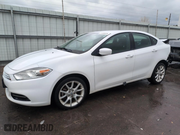 2013 Dodge Dart SXT with VIN 1C3CDFBAXDD153224, listed as a Copart auction lot 51930975 with 65,791 mi miles and Salvage Title. Bid and sale history available at carsss.com. Image 1.