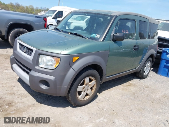 2003 Honda Element EX with VIN 5J6YH28583L038872, listed as a IAAI auction lot 42116236 with 93,000 mi miles and . Bid and sale history available at DreamBid. Image 2.