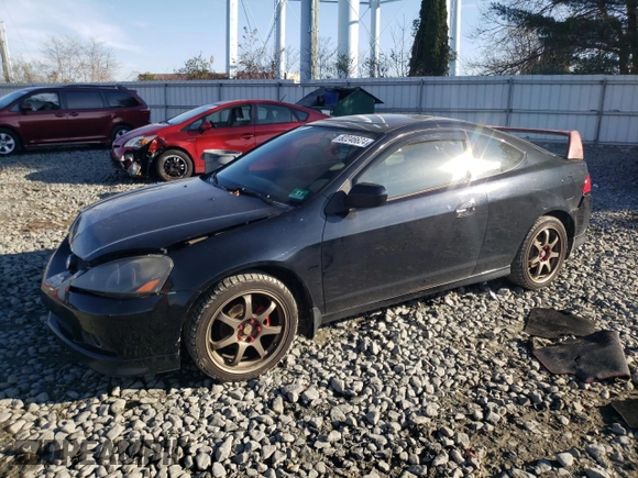 2005 Acura RSX with VIN JH4DC54885S008931, listed as a Copart auction lot 82246624 with 324,625 mi miles and Salvage Title. Bid and sale history available at carsss.com. Image 1.