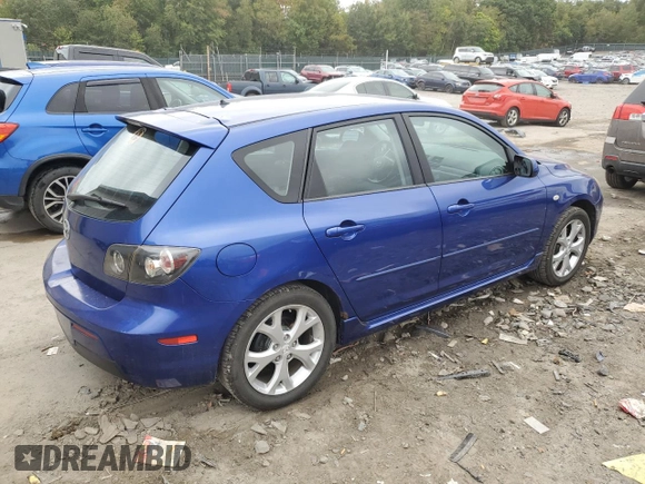 2007 Mazda 3 S Sport with VIN JM1BK144371600313, listed as a Copart auction lot 72448064 with 166,494 mi miles and Salvage Title. Bid and sale history available at DreamBid. Image 3.