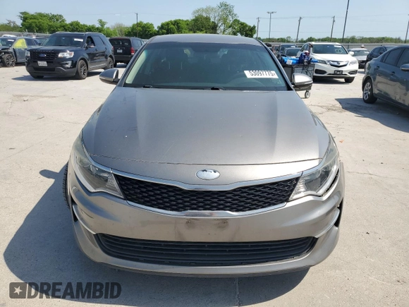 2018 Kia Optima LX with VIN 5XXGT4L33JG238072, listed as a Copart auction lot 53097775 with 0 mi miles and Clean Title. Bid and sale history available at carsss.com. Image 6.