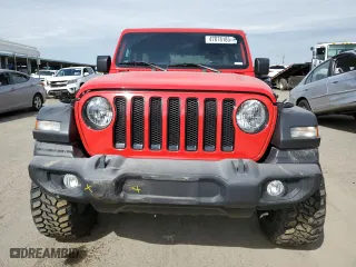 2021 Jeep Wrangler Unlimited Willys with VIN 1C4HJXDGXMW849166, listed as a Copart auction lot 47878185 with 20,340 mi miles and Salvage Title. Bid and sale history available at carsss.com. Image 5.