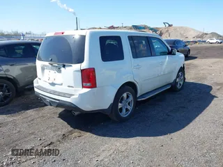 2012 Honda Pilot EX-L with VIN 5FNYF4H54CB041911, listed as a IAAI auction lot 41968540 with 124,646 mi miles and . Bid and sale history available at DreamBid. Image 4.