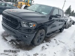 2019 Ram 1500 Big Horn/Lone Star with VIN 1C6RRFFG8KN889535, listed as a IAAI auction lot 41356868 with 53,197 mi miles. Bid and sale history available at carsss.com. Image 2.