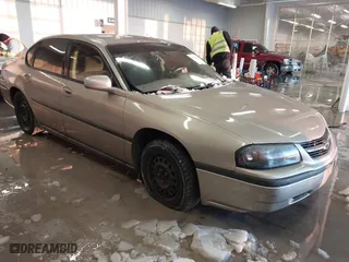 2002 Chevrolet Impala with VIN 2G1WF55E729353105, listed as a IAAI auction lot 41385658 with 1 mi miles. Bid and sale history available at carsss.com. Image 1.