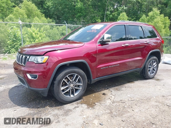 2017 Jeep Grand Cherokee Limited z VIN 1C4RJEBGXHC752018, wystawiony jako IAAI lot #42253593 z przebiegiem 127 721 mil mil oraz . Historia ofert i sprzedaży dostępna na DreamBid. Obrazek 17.