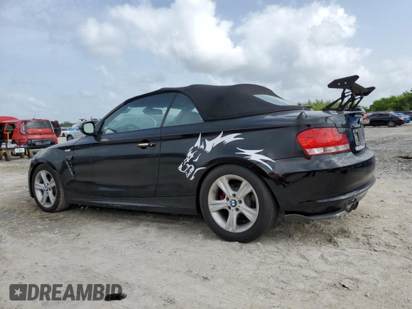 2011 BMW 1 Series 128i with VIN WBAUN1C55BVH83063, listed as a Copart auction lot 62858125 with Not provided miles and Clean title. Bid and sale history available at DreamBid. Image 2.