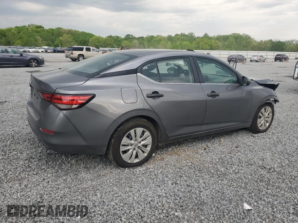2024 Nissan Sentra S with VIN 3N1AB8BV7RY289759, listed as a Copart auction lot 52865155 with 60,031 mi miles and Salvage title. Bid and sale history available at DreamBid. Image 3.