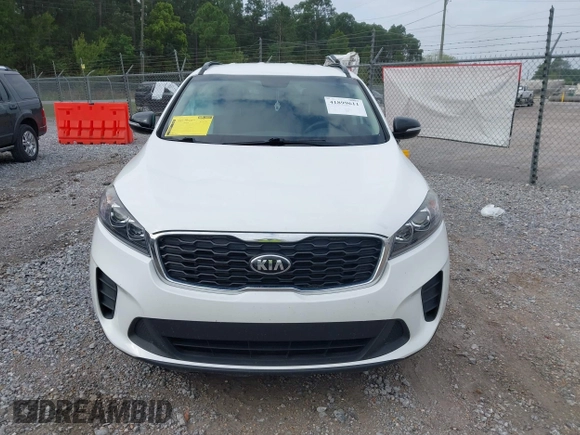 2019 Kia Sorento S V6 with VIN 5XYPG4A57KG605108, listed as a IAAI auction lot 41899611 with 121,198 mi miles. Bid and sale history available at carsss.com. Image 12.