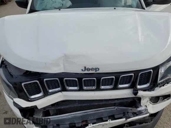 2021 Jeep Compass Freedom with VIN 3C4NJDAB3MT545189, listed as a Copart auction lot 45540474 with 32,563 mi miles and Salvage Title. Bid and sale history available at carsss.com. Image 11.