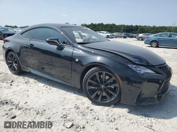2024 Lexus RC with VIN JTHGZ5BC6R5027517, listed as a Copart auction lot 71104694 with 3,788 mi miles and Salvage Title. Bid and sale history available at carsss.com. Image 4.