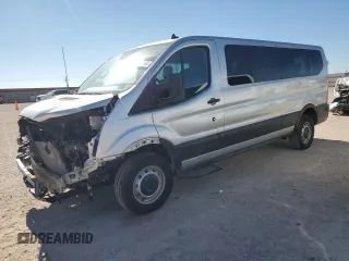 2024 Ford Transit Passenger XL with VIN 1FBAX2Y80RKA88804, listed as a Copart auction lot 81968364 with 665 mi miles and Salvage Title. Bid and sale history available at carsss.com. Image 1.