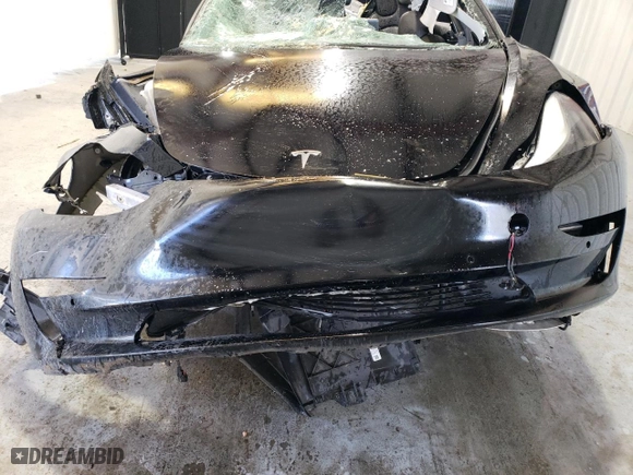 2022 Tesla Model 3 Long Range with VIN 5YJ3E1EB3NF186916, listed as a Copart auction lot 48876285 with 0 mi miles and Non Repairable. Bid and sale history available at carsss.com. Image 11.