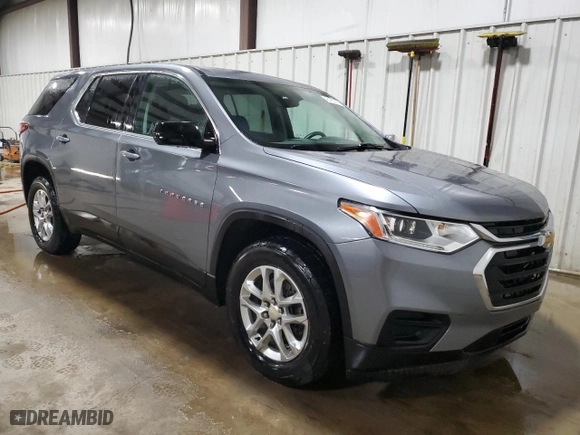 2020 Chevrolet Traverse LS with VIN 1GNEVFKW8LJ306848, listed as a Copart auction lot 48405915 with 60,574 mi miles and Salvage Title. Bid and sale history available at carsss.com. Image 4.
