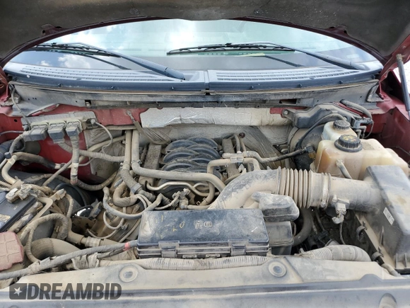2013 Ford F-150 XL with VIN 1FTFX1EFXDFB64447, listed as a Copart auction lot 56474145 with 284,491 mi miles and Salvage title. Bid and sale history available at DreamBid. Image 11.