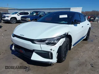 2023 Kia EV6 GT with VIN KNDC5DLEXP5091739, listed as a IAAI auction lot 41785550 with 45,000 mi miles and . Bid and sale history available at DreamBid. Image 2.