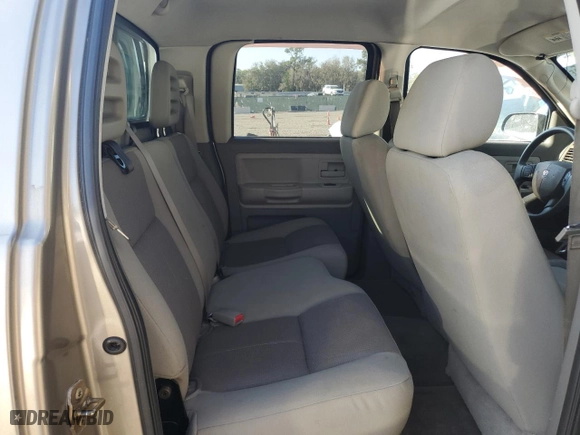 2006 Dodge Dakota SLT with VIN 1D7HE48K96S528687, listed as a Copart auction lot 45190215 with 121,153 mi miles and Salvage Title. Bid and sale history available at carsss.com. Image 10.