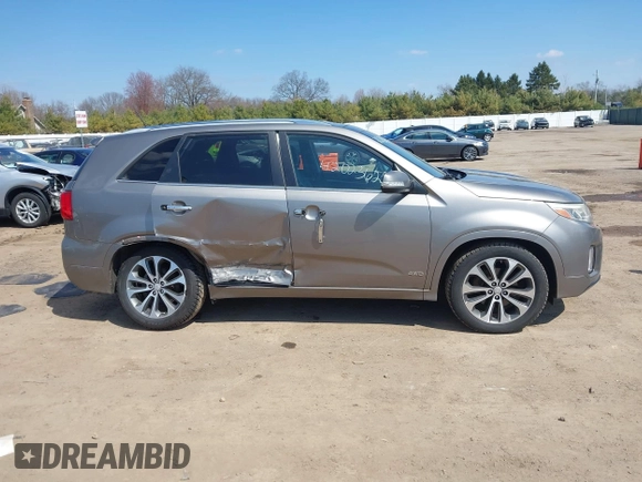 2014 Kia Sorento SX with VIN 5XYKWDA79EG448183, listed as a IAAI auction lot 42023625 with 109,188 mi miles and . Bid and sale history available at DreamBid. Image 13.
