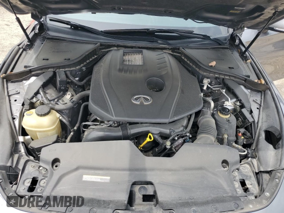 2017 Infiniti Q60 Premium with VIN JN1CV7EL7HM320126, listed as a Copart auction lot 58373345 with 97,122 mi miles and Salvage title. Bid and sale history available at DreamBid. Image 11.