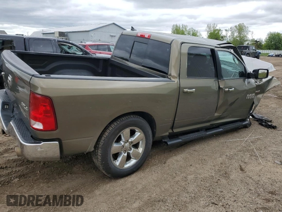 2014 Ram 1500 Big Horn z VIN 1C6RR7LT5ES316461, wystawiony jako Copart lot #57868075 z przebiegiem 110 537 mil mil oraz Czysty tytuł • Clean title. Historia ofert i sprzedaży dostępna na DreamBid. Obrazek 3.