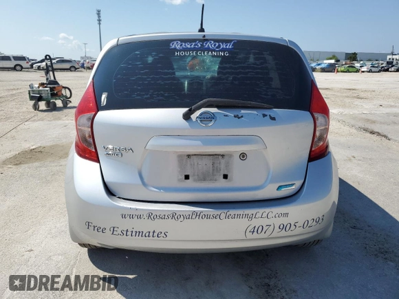 2016 Nissan Note S Plus with VIN 3N1CE2CP7GL387214, listed as a Copart auction lot 72278144 with 38,827 mi miles and Salvage Title. Bid and sale history available at DreamBid. Image 6.