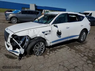 2024 Genesis GV80 with VIN KMUHBDSB3RU178524, listed as a Copart auction lot 61326644 with 11,890 mi miles and Non Repairable. Bid and sale history available at carsss.com. Image 1.
