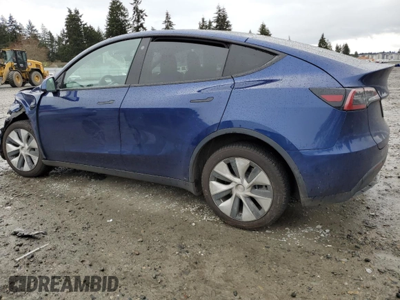 2021 Tesla Model Y Long Range with VIN 5YJYGDEE7MF160510, listed as a Copart auction lot 51098925 with 48,038 mi miles and Salvage Title. Bid and sale history available at DreamBid. Image 2.