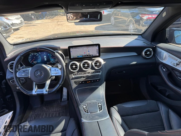 2020 Mercedes-Benz GLC with VIN W1N0G6EB8LF760129, listed as a Copart auction lot 53760095 with 55,056 mi miles and Clean Title. Bid and sale history available at carsss.com. Image 7.