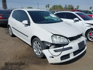2007 Volkswagen Rabbit with VIN WVWBS71K37W186877, listed as a IAAI auction lot 41851834 with 76,291 mi miles. Bid and sale history available at carsss.com. Image 1.