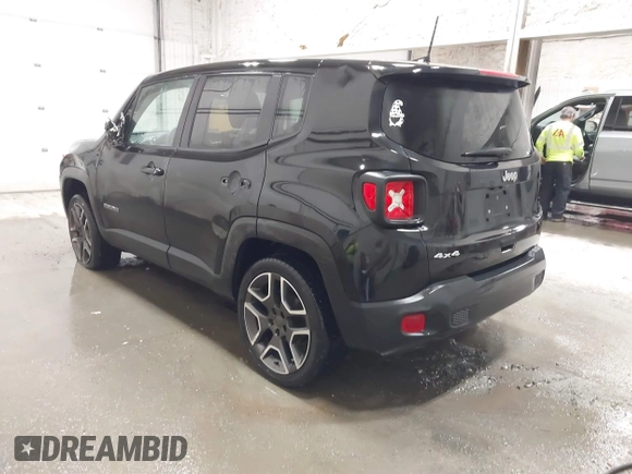 2021 Jeep Renegade Upland with VIN ZACNJDAB4MPN34884, listed as a IAAI auction lot 41764826 with 64,355 mi miles and . Bid and sale history available at DreamBid. Image 3.