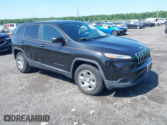 2015 Jeep Cherokee Sport z VIN 1C4PJMAB8FW610348, wystawiony jako IAAI lot #42532550 z przebiegiem 157 293 mil mil oraz . Historia ofert i sprzedaży dostępna na DreamBid. Obrazek 1.