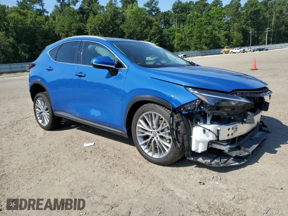 2023 Lexus NX with VIN 2T2GKCEZ3PC012429, listed as a Copart auction lot 57607093 with 6,476 mi miles. Bid and sale history available at carsss.com. Image 4.
