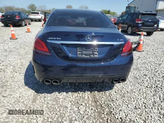2020 Mercedes-Benz C 43 AMG with VIN 55SWF6EB4LU323896, listed as a Copart auction lot 54006795 with 77,747 mi miles and Salvage Title. Bid and sale history available at carsss.com. Image 6.