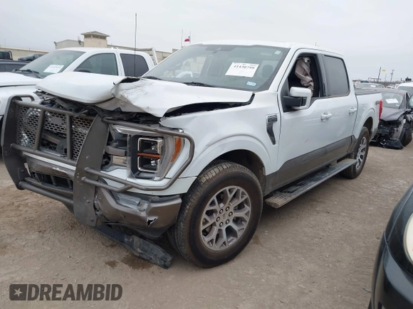 2022 Ford F-150 XL with VIN 1FTFW1E81NFA79695, listed as a IAAI auction lot 41430759 with 48,507 mi miles. Bid and sale history available at carsss.com. Image 17.