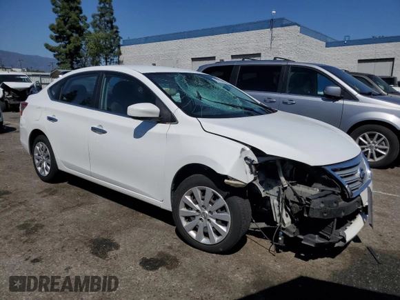2015 Nissan Sentra SV with VIN 3N1AB7APXFY292227, listed as a Copart auction lot 52735955 with 193,244 mi miles and Salvage Title. Bid and sale history available at carsss.com. Image 4.