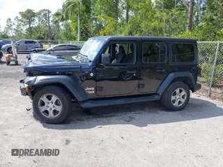 2020 Jeep Wrangler Unlimited Sport S z VIN 1C4HJXDN1LW223664, wystawiony jako IAAI lot #41886832 z przebiegiem 77 019 mil mil oraz . Historia ofert i sprzedaży dostępna na DreamBid. Obrazek 15.