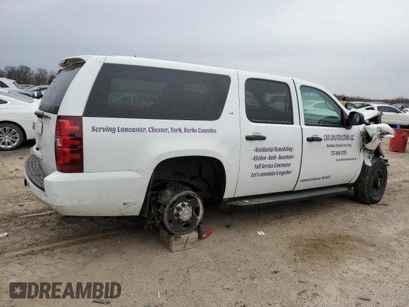 2008 Chevrolet Suburban Commercial with VIN 3GNGK26K78G240237, listed as a Copart auction lot 83225964 with 0 mi miles and Salvage Title. Bid and sale history available at carsss.com. Image 3.