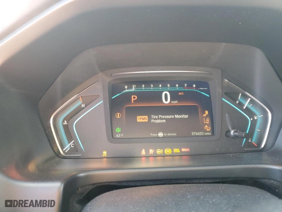 2018 Honda Odyssey EX-L with VIN 5FNRL6H70JB043257, listed as a Copart auction lot 49892675 with 76603 miles and Salvage Title. Bid and sale history available at carsss.com. Image 9.